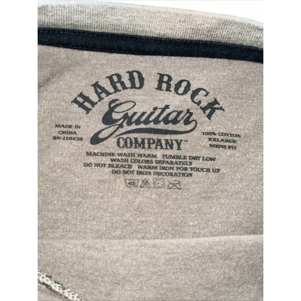 HARD ROCK CAFE GUITAR COMPANY ATLANTA‎ Shirt - Rusted Tea Brown